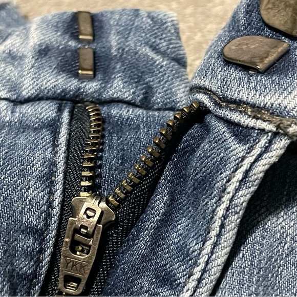 Vince sunset blvd tuxedo stripe skinny straight jeans size 25 - Picture 13 of 13